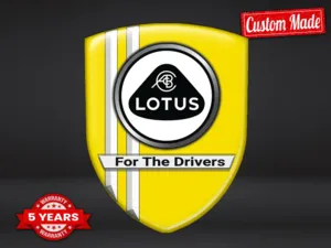 Lotus Emblemas Auto Duraderos Máximo Deporte Estilos